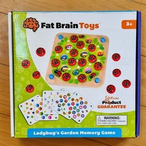 Ladybug's Garden Memory Game - Red and Green